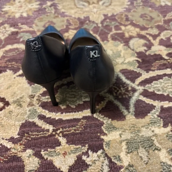 Karl Lagerfield leather heels - Picture 2 of 4